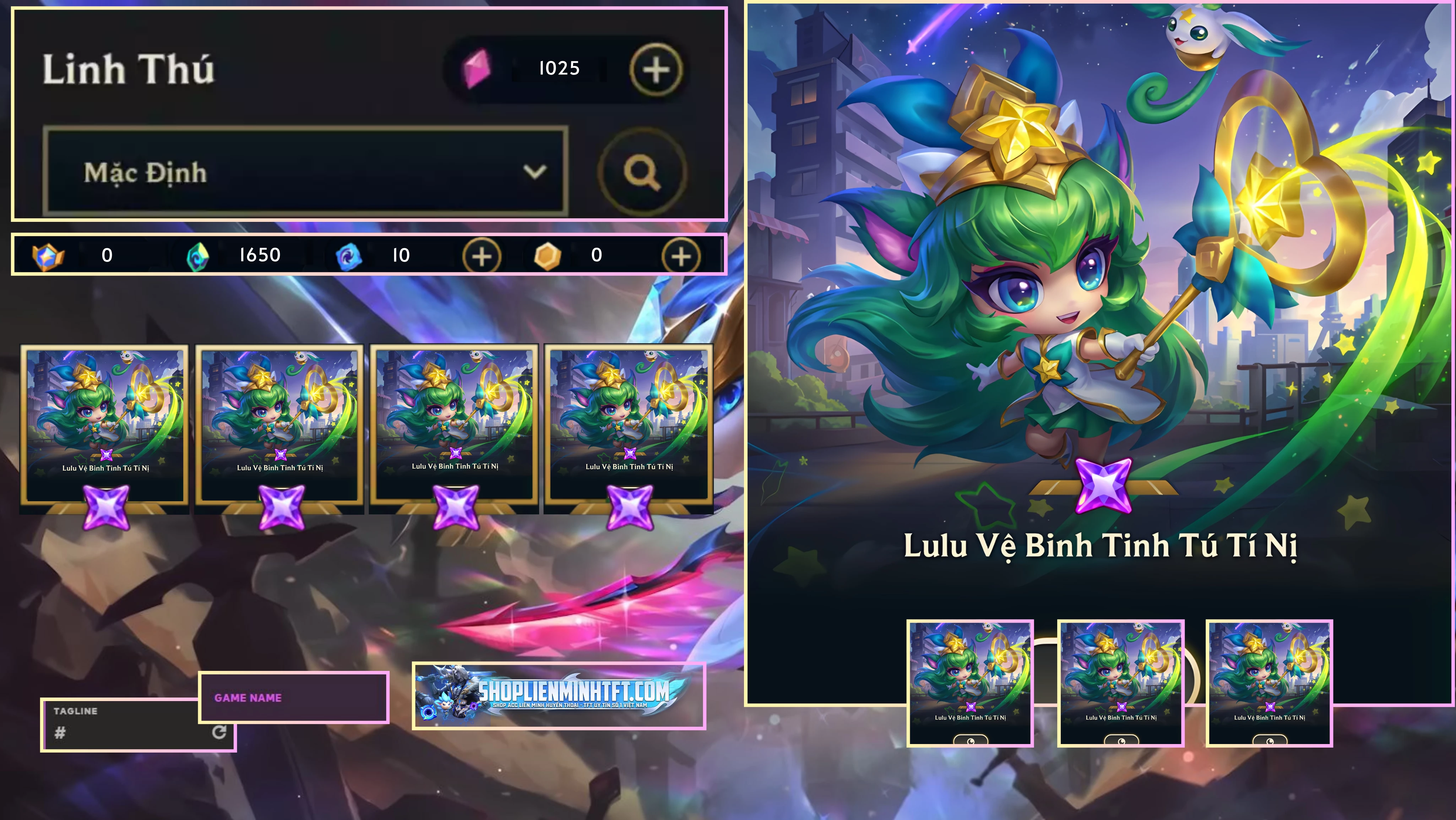 LULU VỆ BINH TÍNH TÚ TÍ NỊ CLONE